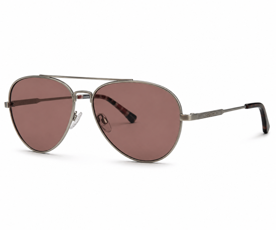 Barbour BA8112 C1 Gafas de sol plateadas Gun Metal - Image 1