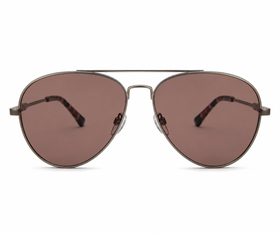 Barbour BA8112 C1 Gafas de sol plateadas Gun Metal - Image 2