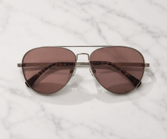 Barbour BA8112 C1 Gafas de sol plateadas Gun Metal - Image 5