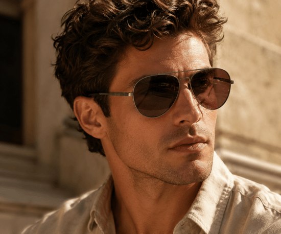 Barbour BA8112 C1 Gafas de sol plateadas Gun Metal - Image 6