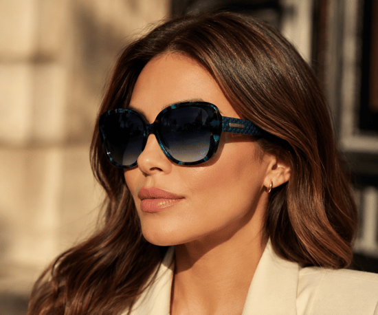 Karen Millen KM5060 604 Gafas de sol azul verdoso - Image 6
