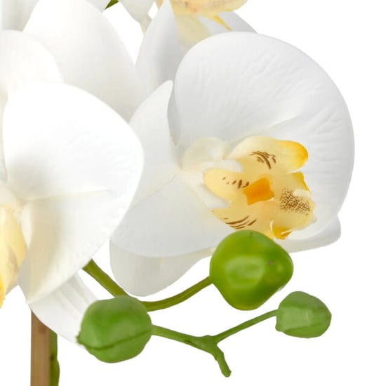Kopu ® orquídea artificial 65 cm – phalaenopsis en maceta color crema - Image 2