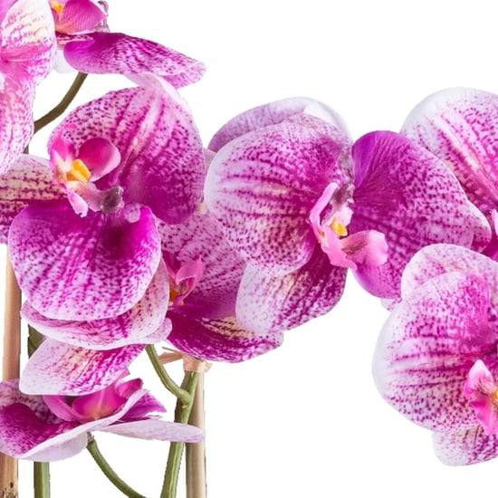 Kopu ® orquídea artificial 58 cm – 3 tallos maceta blanca Phalaenopsis - Image 6