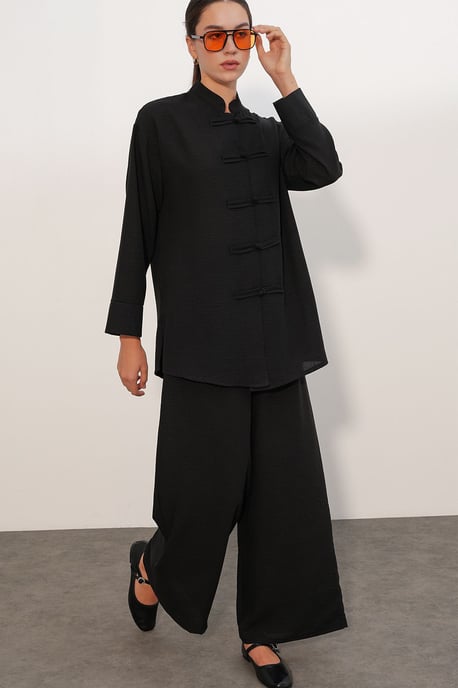 Conjunto de 2 piezas de camisa oversize y pantalón - Image 4