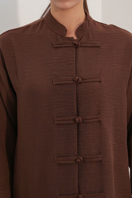 Conjunto de camisa oversize y pantalón de 2 piezas - Image 5