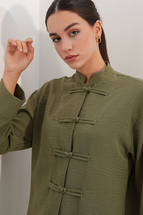 Conjunto de camisa oversize y pantalón de 2 piezas - Image 5