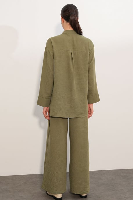 Conjunto de camisa oversize y pantalón de 2 piezas - Image 6