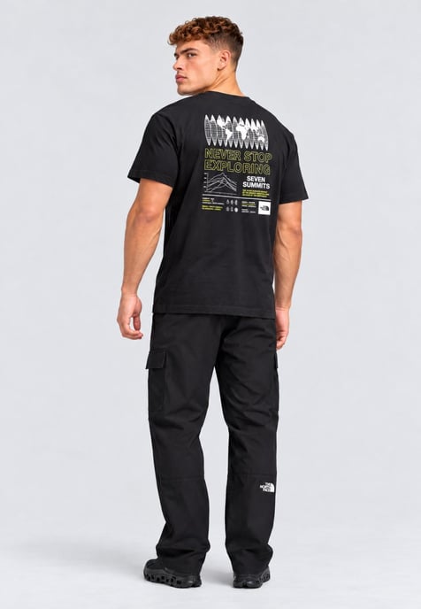 The North Face Camiseta de hombre Multi Location Globe Negra - Image 2