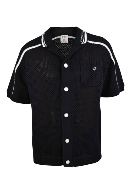 Casablanca Camisa de malla Negro - Image 1