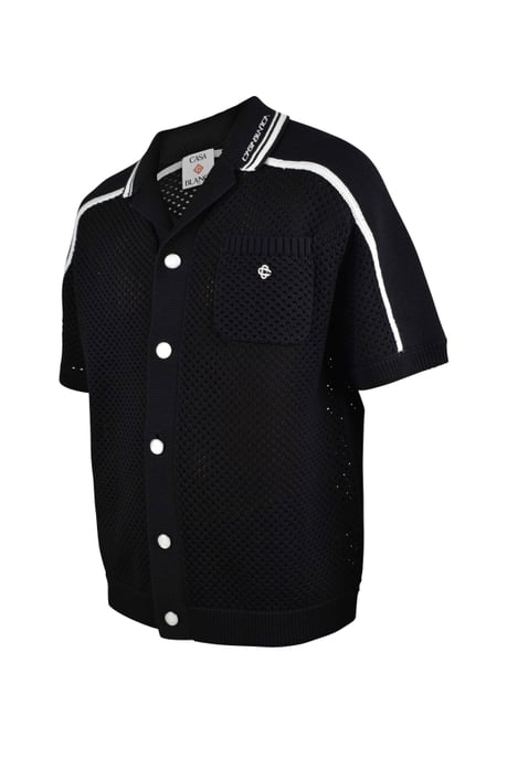 Casablanca Camisa de malla Negro - Image 2