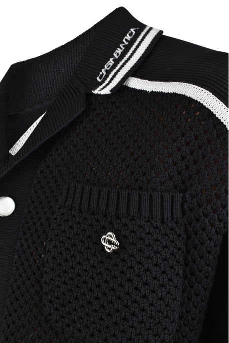 Casablanca Camisa de malla Negro - Image 3