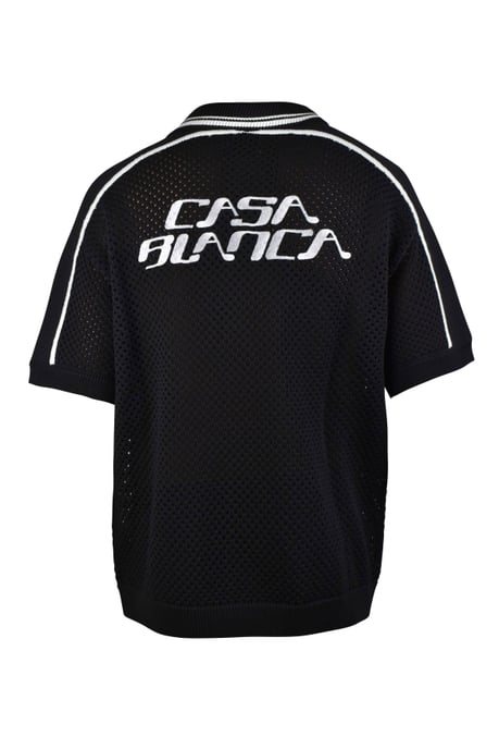 Casablanca Camisa de malla Negro - Image 4