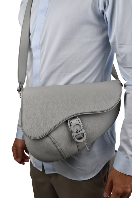 Dior Dior Bolsa doble para el sillín Gris - Image 5