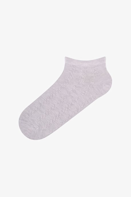 Calcetines tobilleros de jacquard Soft Clouded en pack de dos - Image 4
