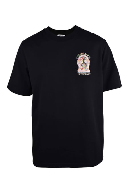 Casablanca Camiseta de L’Arche Negro - Image 1