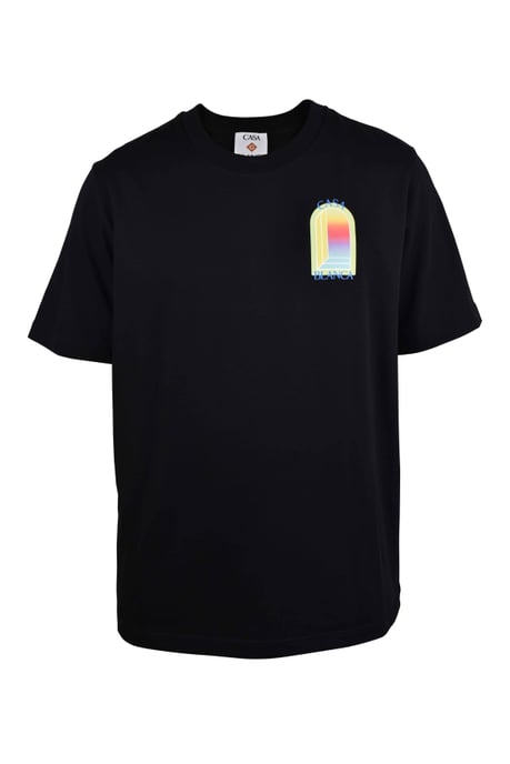Casablanca Camiseta de L’Arche Negro - Image 1