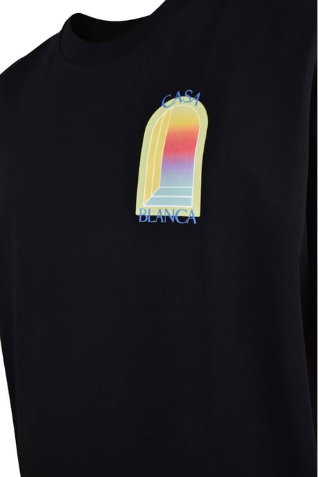 Casablanca Camiseta de L’Arche Negro - Image 3