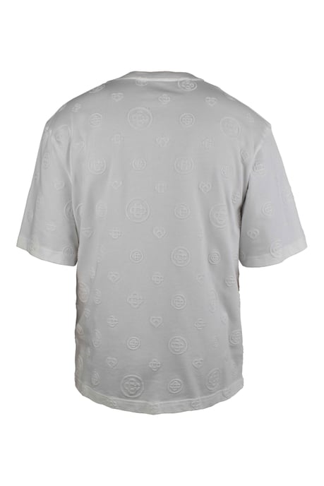 Casablanca Camiseta oversize con monograma Blanco - Image 4