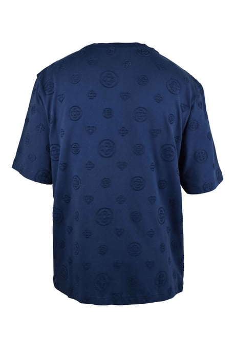 Casablanca Camiseta oversize con monograma Azul - Image 4
