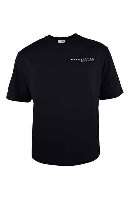 Casablanca Camiseta oversize «Glitch Orchid» Negro - Image 1
