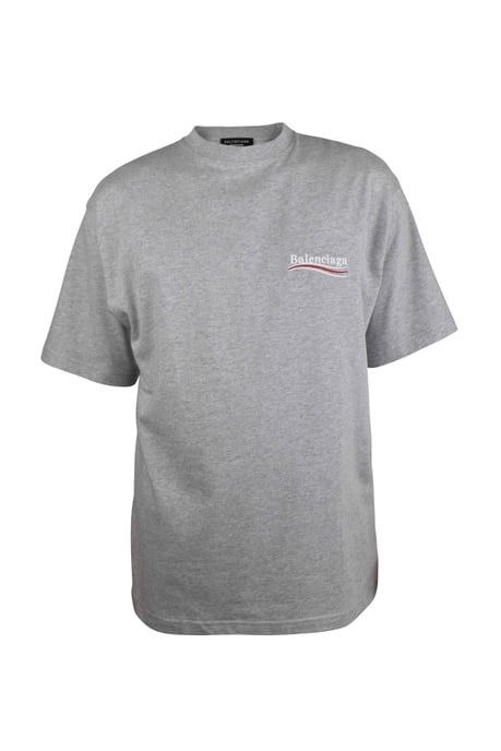 Balenciaga Camiseta de corte amplio Gris - Image 1