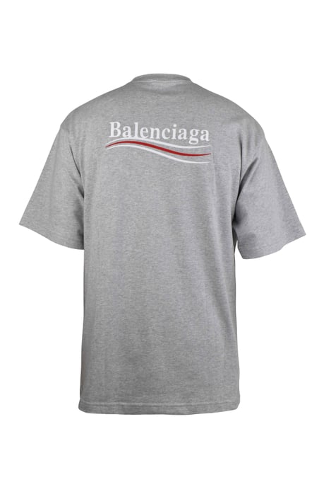 Balenciaga Camiseta de corte amplio Gris - Image 2