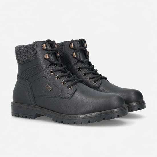 Rieker F3616 Botines de hombre Negro/granito - Image 2