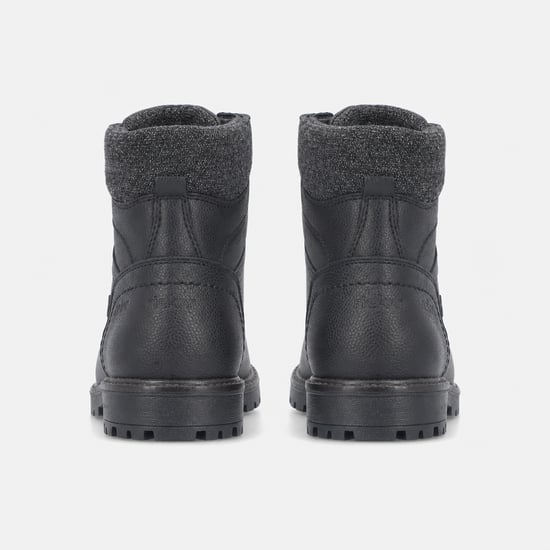 Rieker F3616 Botines de hombre Negro/granito - Image 4