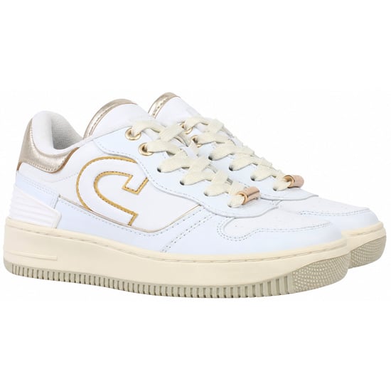 Cruyff Campo Low Zapatillas infantiles Blancas/Doradas - Image 2