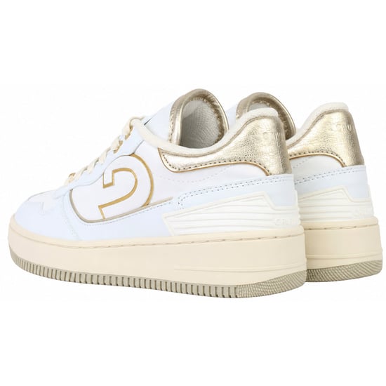 Cruyff Campo Low Zapatillas infantiles Blancas/Doradas - Image 3