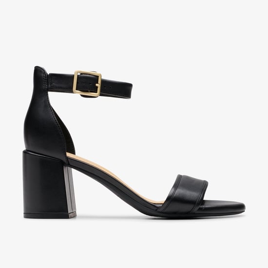 Ezoria Mae Black Leather Sandalias - Image 1