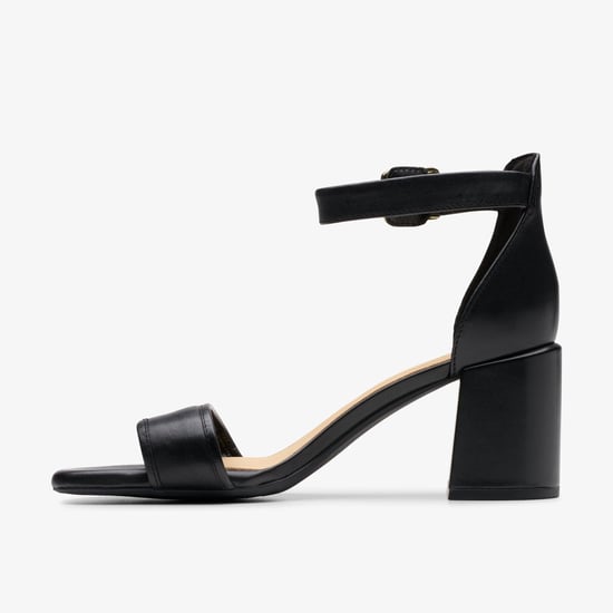 Ezoria Mae Black Leather Sandalias - Image 2
