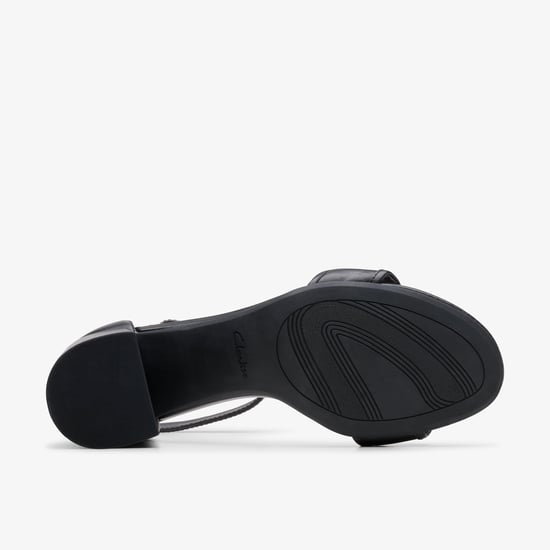 Ezoria Mae Black Leather Sandalias - Image 3