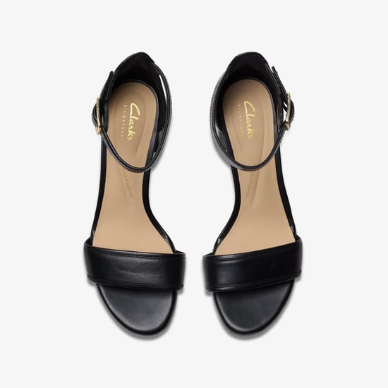Ezoria Mae Black Leather Sandalias - Image 6