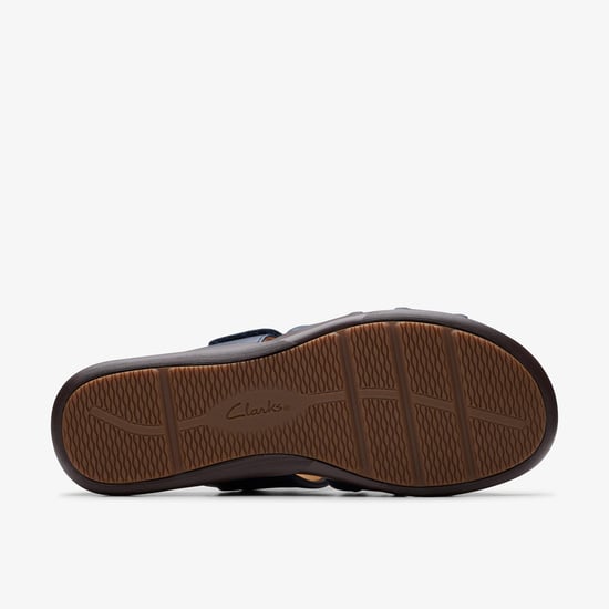 Kitly Slide Navy Leather Sandalias - Image 3