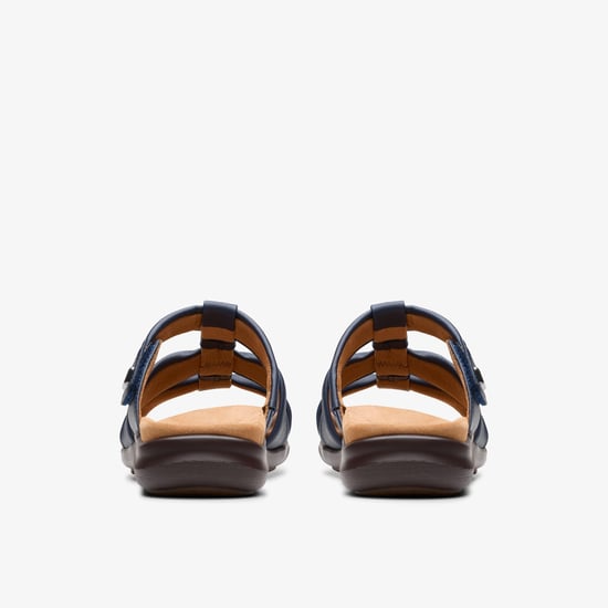 Kitly Slide Navy Leather Sandalias - Image 5