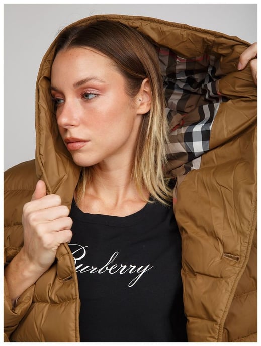 Burberry Chaqueta acolchada Marrón topo - Image 6