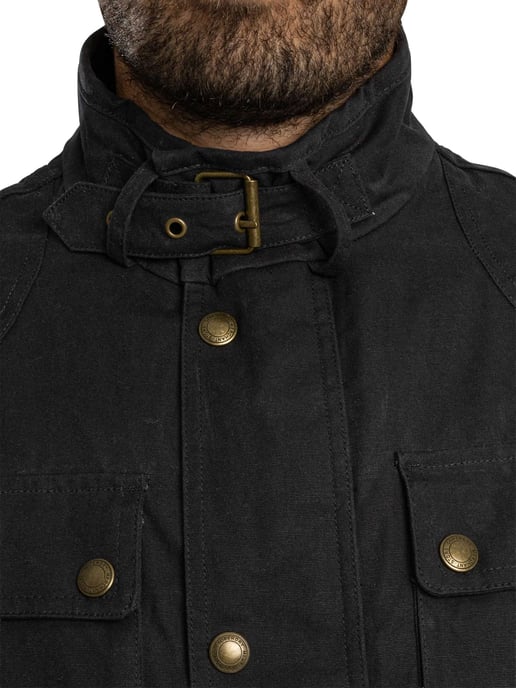 Superdry Chaqueta De Carreras Encerada, Gris - Image 5