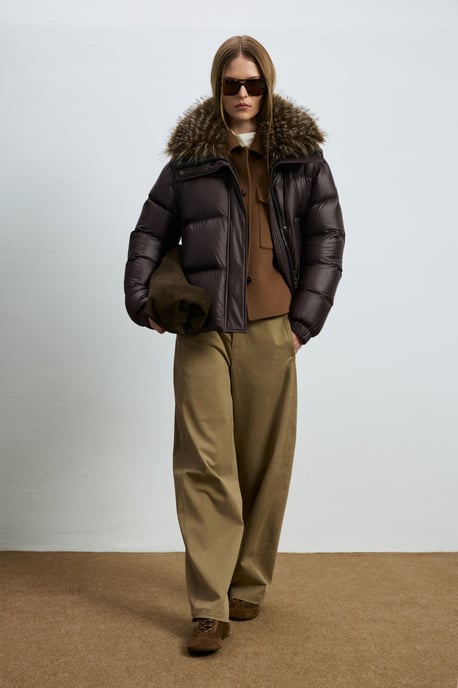 LUFIAN Chaqueta acolchada de plumas de ganso para mujer - Image 2