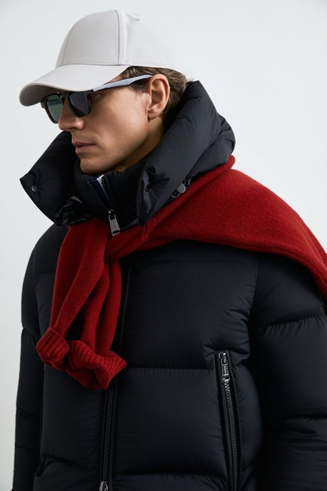 LUFIAN Chaqueta acolchada de plumón de ganso para hombre con capucha extraíble - Image 6
