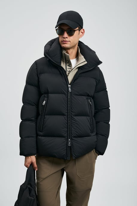 LUFIAN Chaqueta acolchada de plumón de oca para hombre - Image 1