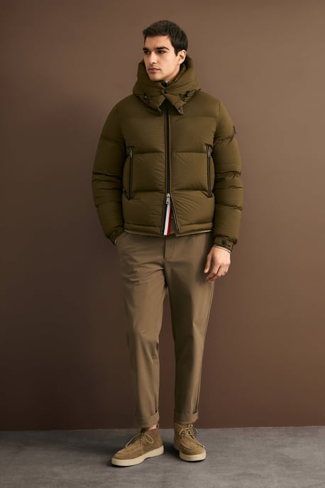 LUFIAN Chaqueta acolchada de plumón de ganso para hombre con capucha extraíble - Image 5
