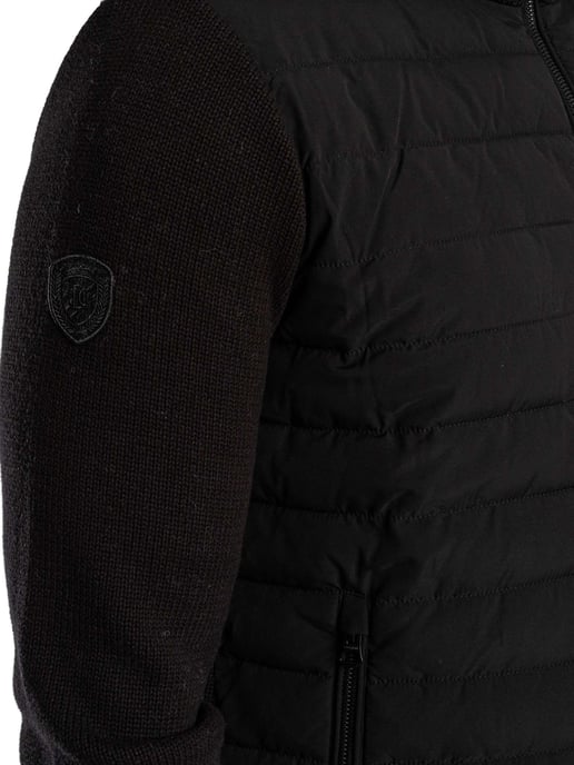 Superdry Chaqueta Híbrida Tipo Cárdigan, Negro - Image 6
