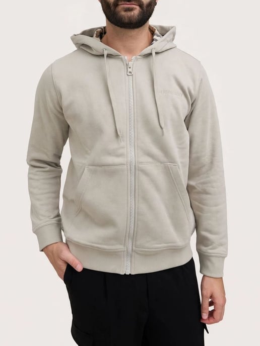Burberry Sudadera con capucha y cremallera Lichen - Image 2