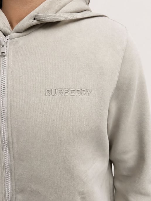 Burberry Sudadera con capucha y cremallera Lichen - Image 4