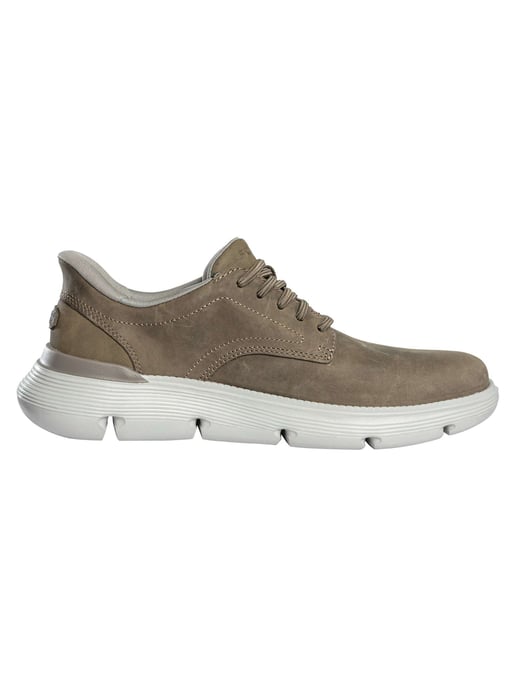 Skechers Zapatillas Sin Cordones Garza De Cuero, Marrón - Image 4