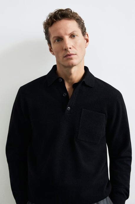 LUFIAN Jersey de punto tipo polo para hombre - Image 5