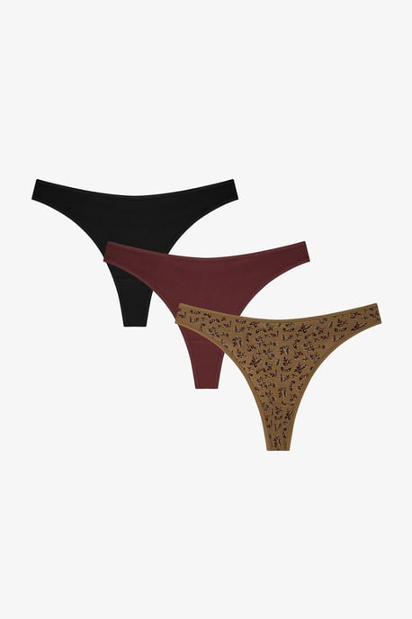 Tanga floral Wild Rose - Image 1