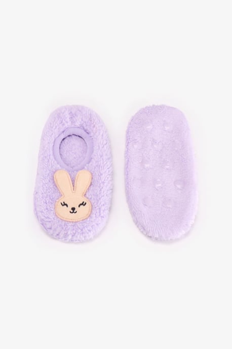 Penti calcetines antideslizantes para niña con estampado de conejo - Image 2
