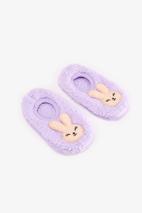 Penti calcetines antideslizantes para niña con estampado de conejo - Image 3
